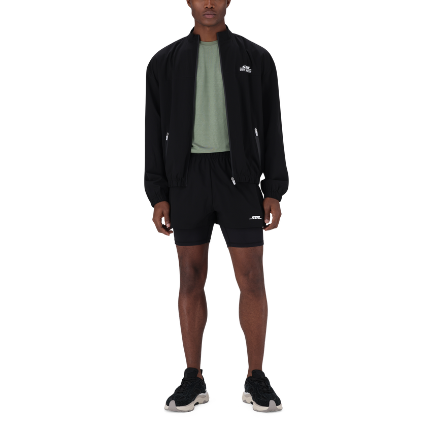 AMOS BLACK 2-IN-1 ACTIVE SHORTS