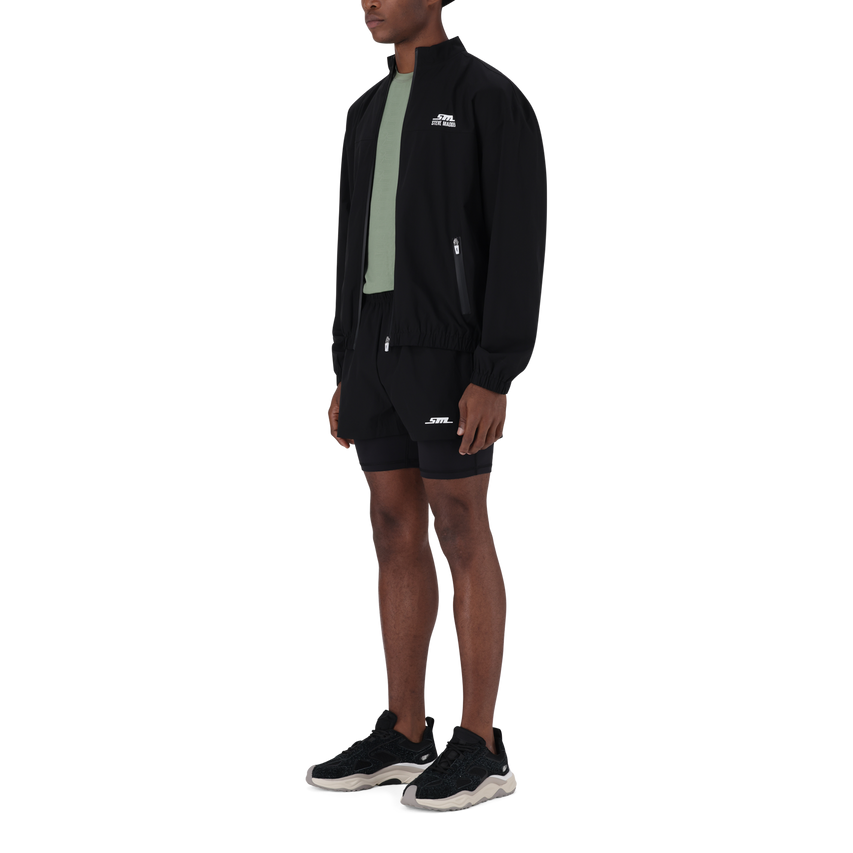 AMOS BLACK 2-IN-1 ACTIVE SHORTS