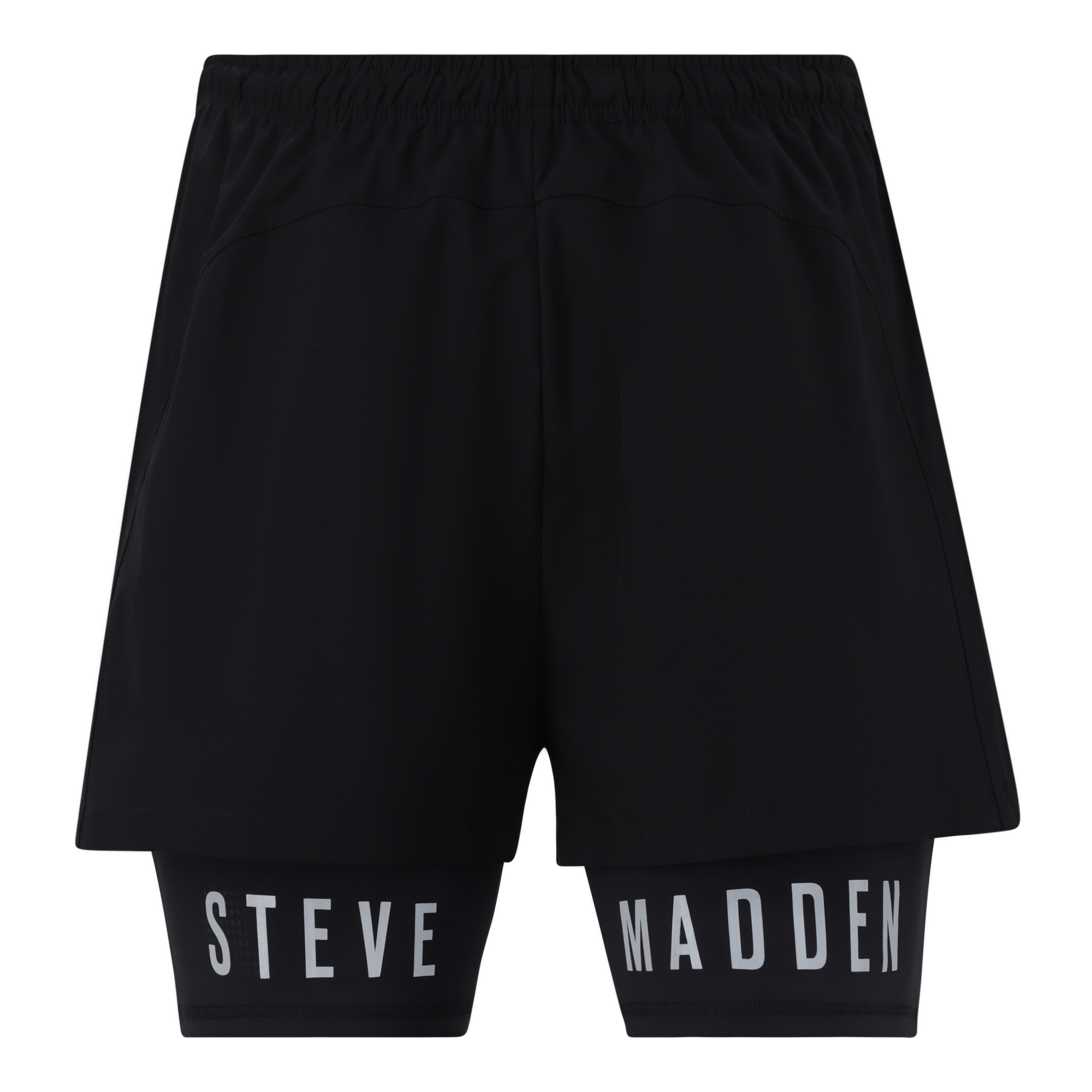AMOS BLACK 2-IN-1 ACTIVE SHORTS