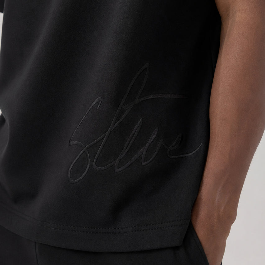 RUSH BLACK CREW NECK T-SHIRT - view 2