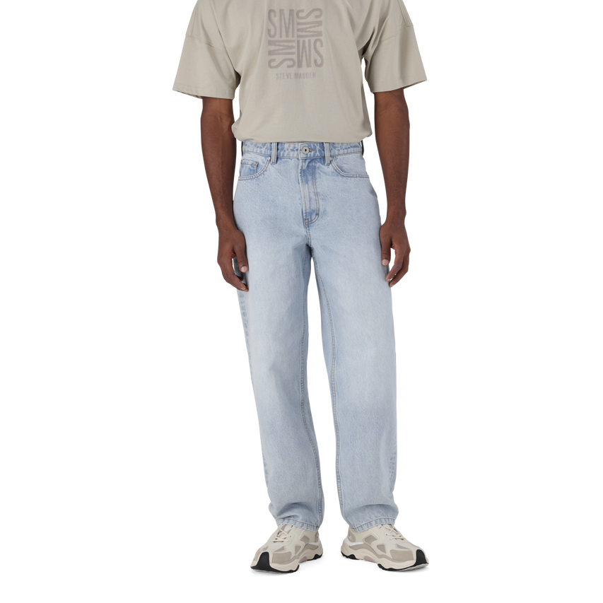 OSCAR STRAIGHT FIT LIGHT WASH JEANS