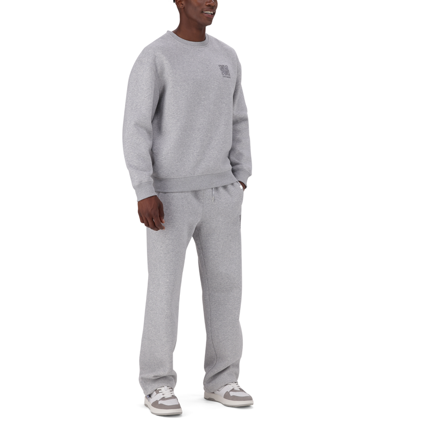 CALLUM GREY MELANGE FLEECE JOGGER
