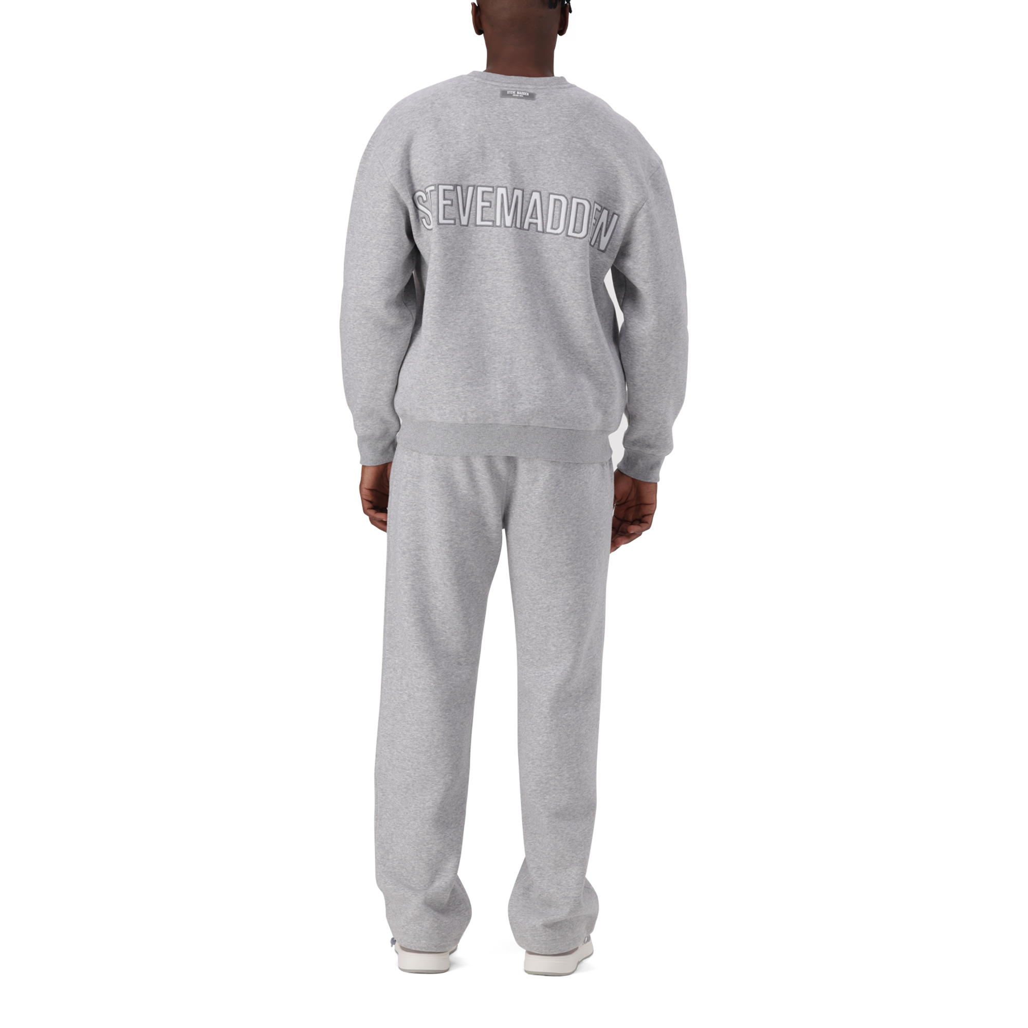 CALLUM GREY MELANGE FLEECE JOGGER