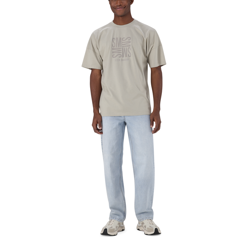 RANCO SUSTAINED GREY CREW NECK T-SHIRT