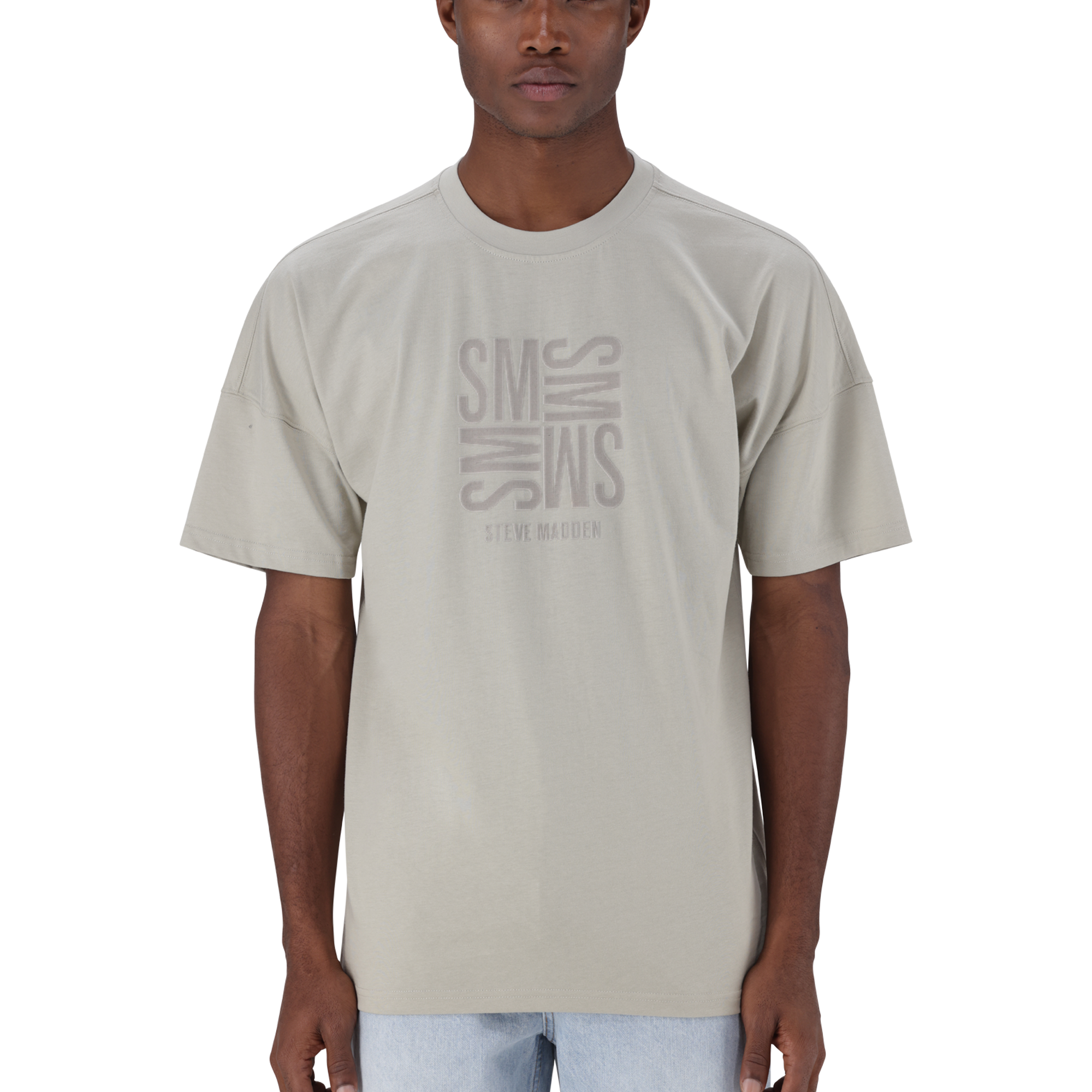 RANCO SUSTAINED GREY CREW NECK T-SHIRT