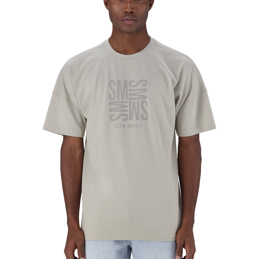 RANCO SUSTAINED GREY CREW NECK T-SHIRT