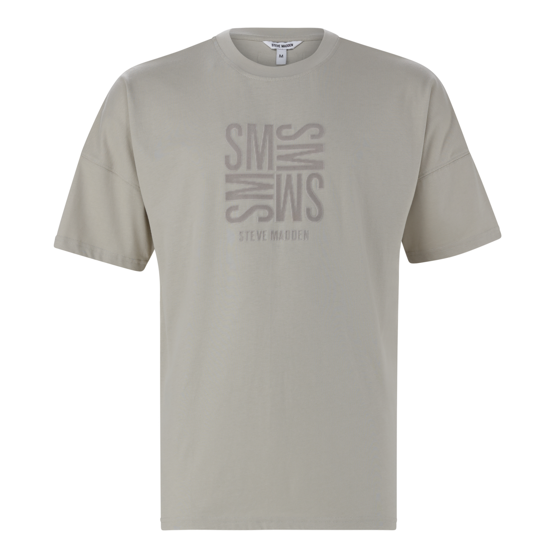 RANCO SUSTAINED GREY CREW NECK T-SHIRT – Steve Madden South Africa