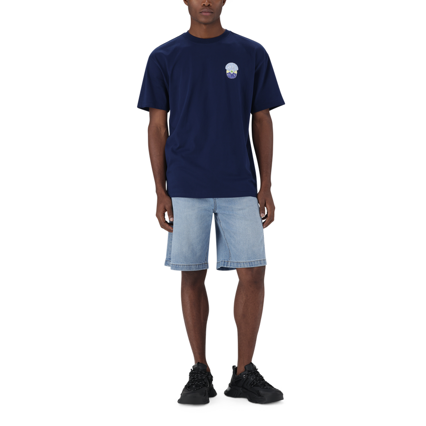 QUINCY NAVY CREW NECK T-SHIRT