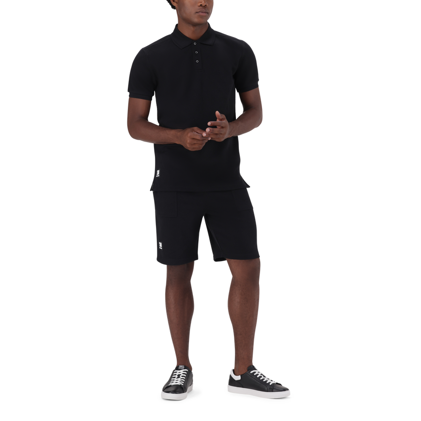 PAUL BLACK JACQUARD EMBOSSED GOLFER - view 4