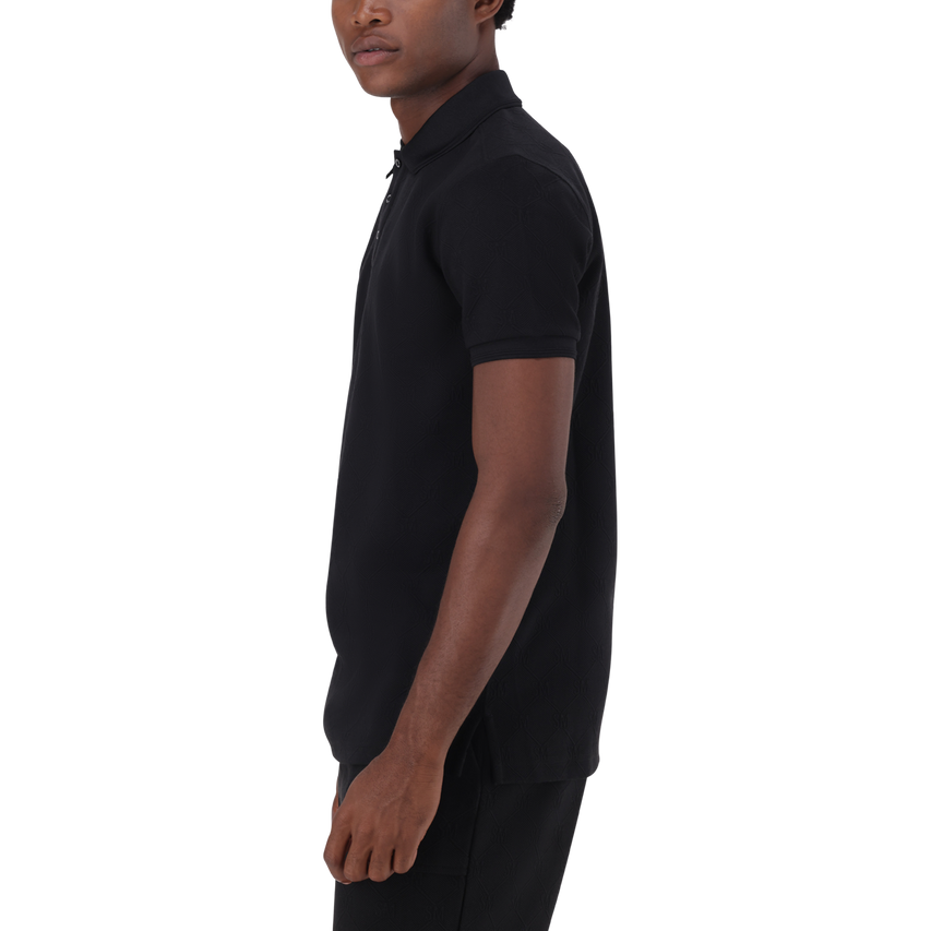 PAUL BLACK JACQUARD EMBOSSED GOLFER - view 7