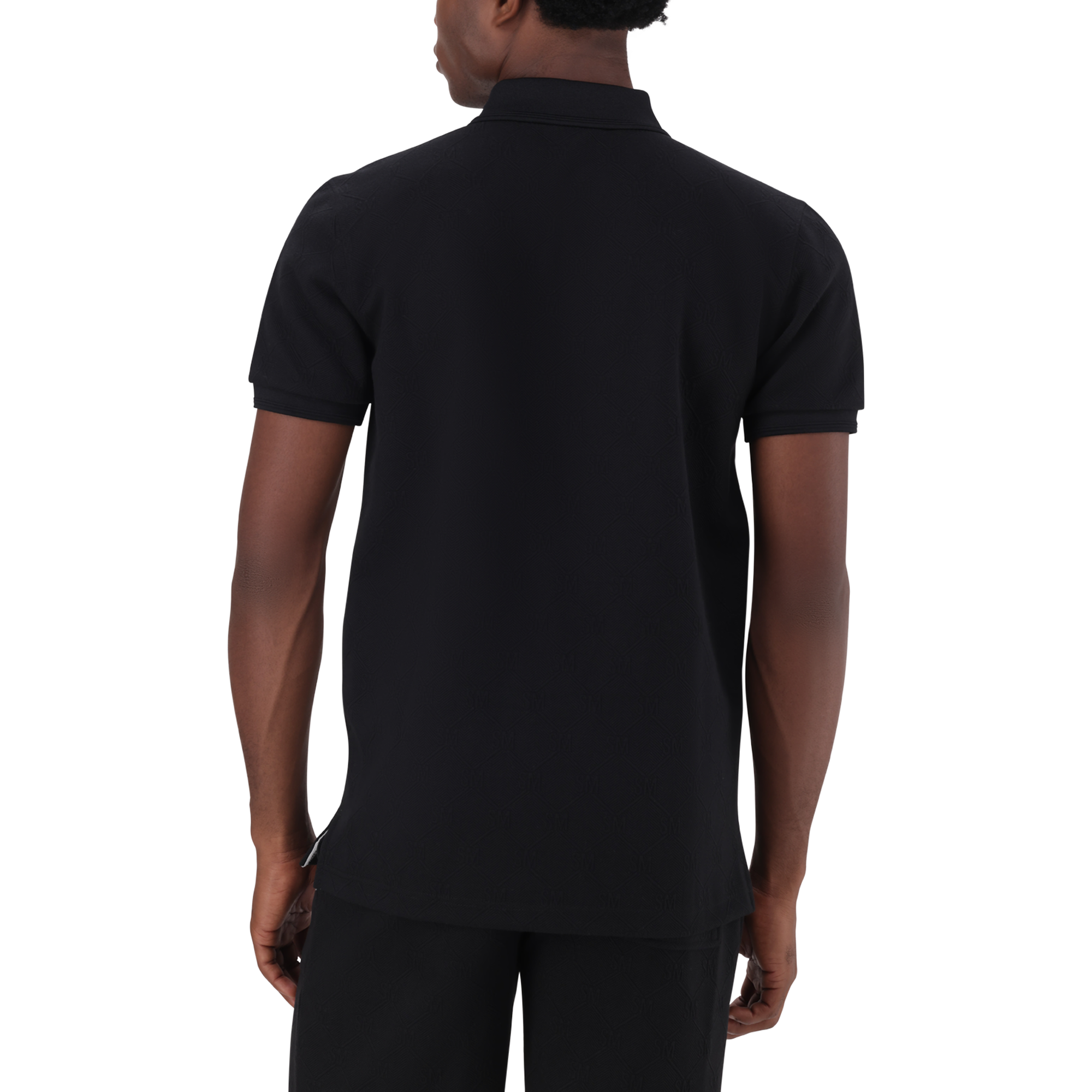 PAUL BLACK JACQUARD EMBOSSED GOLFER - view 9