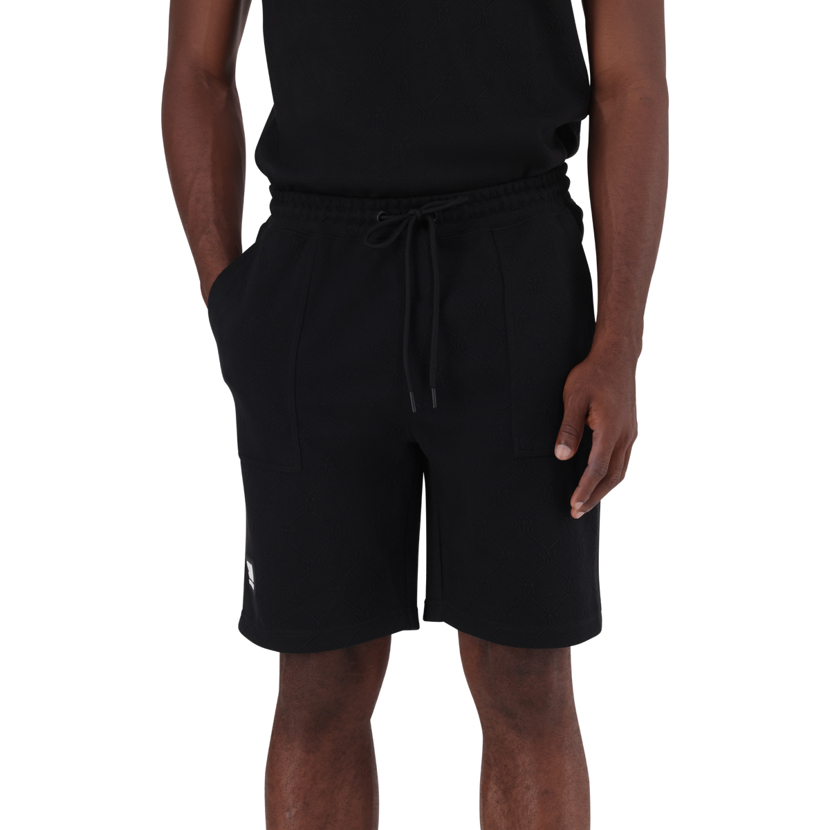 JASPER BLACK JACQUARD EMBOSSED SHORTS – Steve Madden South Africa
