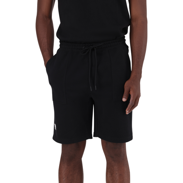 JASPER BLACK JACQUARD EMBOSSED SHORTS – Steve Madden South Africa