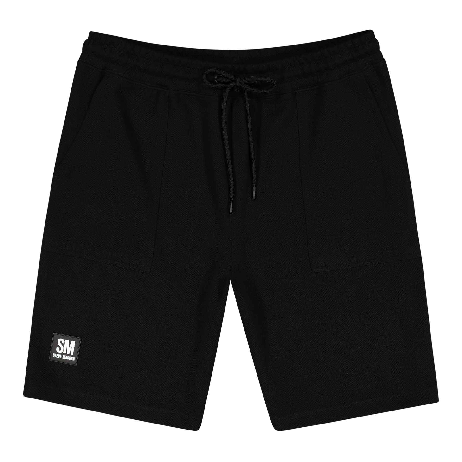 JASPER BLACK JACQUARD EMBOSSED SHORTS – Steve Madden South Africa