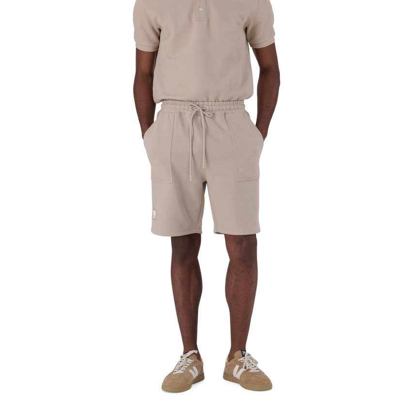 JASPER NEUTRAL JACQUARD SHORTS