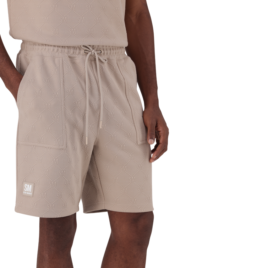 JASPER NEUTRAL JACQUARD SHORTS