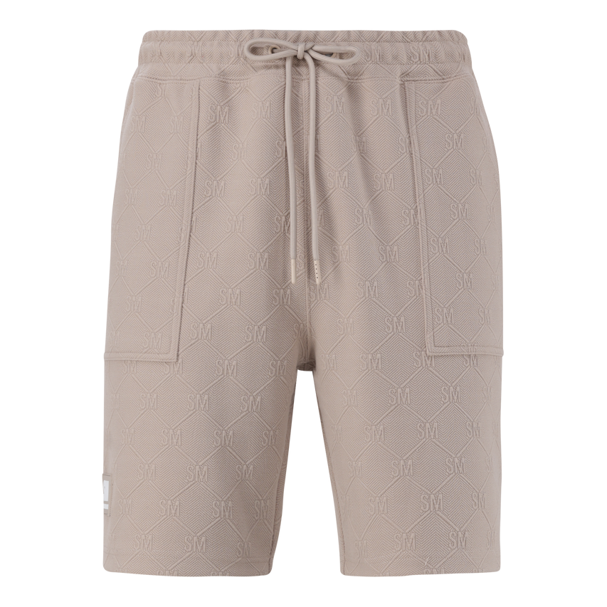 JASPER NEUTRAL JACQUARD SHORTS