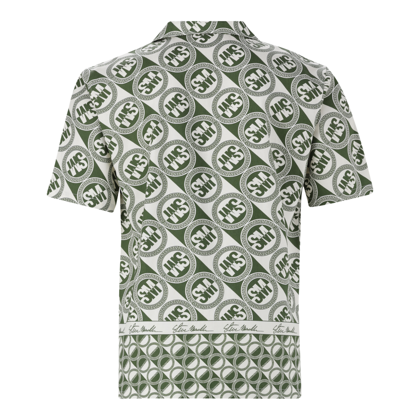 LENNON FATIGUE/CREAM LOGO PRINTED SHIRT