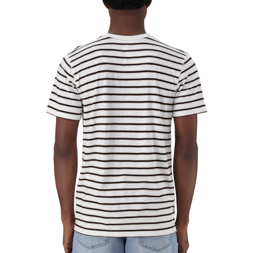 SCOTT MULTI STRIPE CREW NECK T-SHIRT