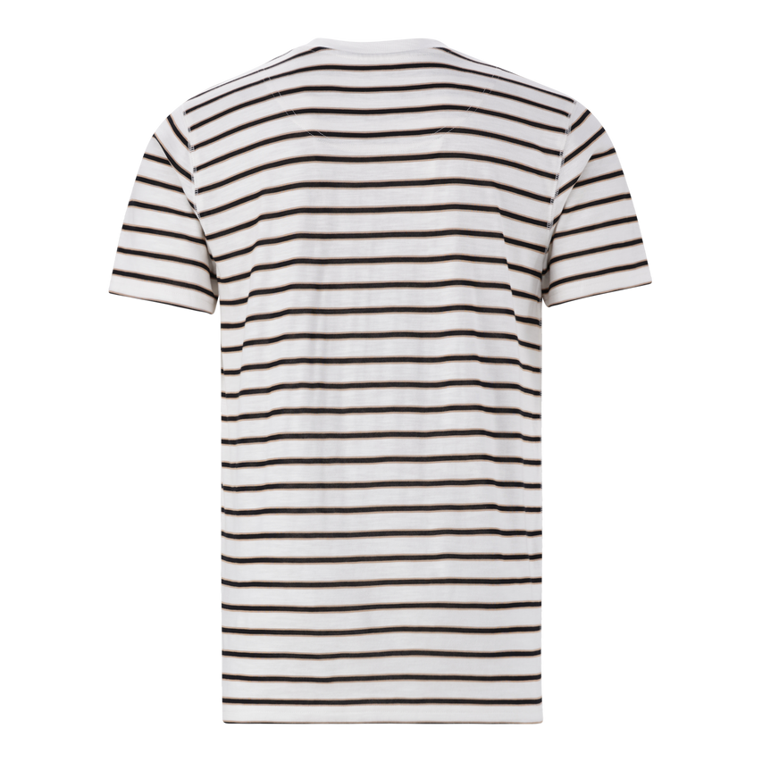 SCOTT MULTI STRIPE CREW NECK T-SHIRT