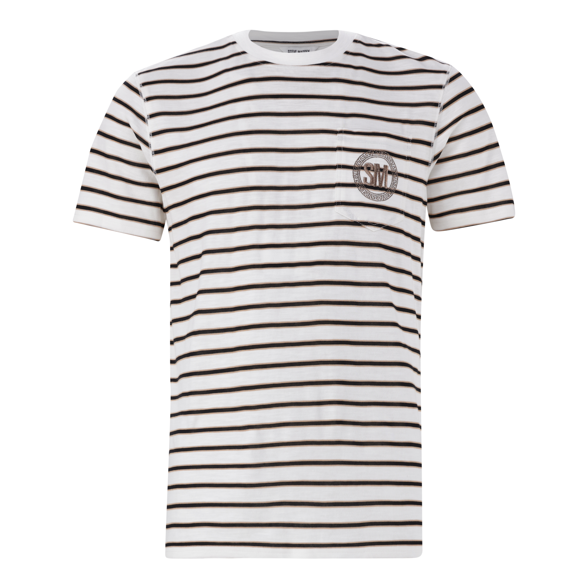 SCOTT MULTI STRIPE CREW NECK T-SHIRT