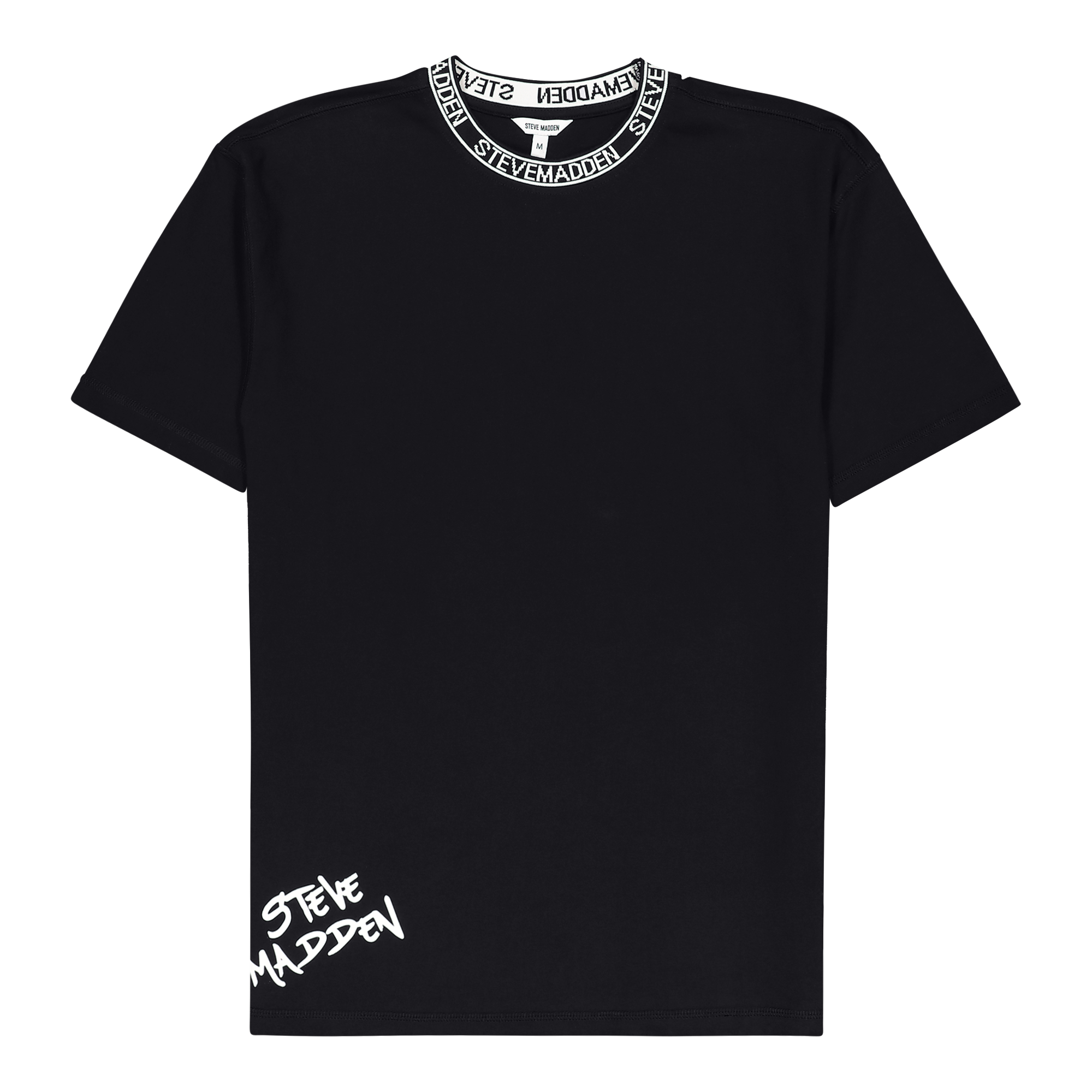 LANDON BLACK LOGO TRIMMED T-SHIRT - view 6