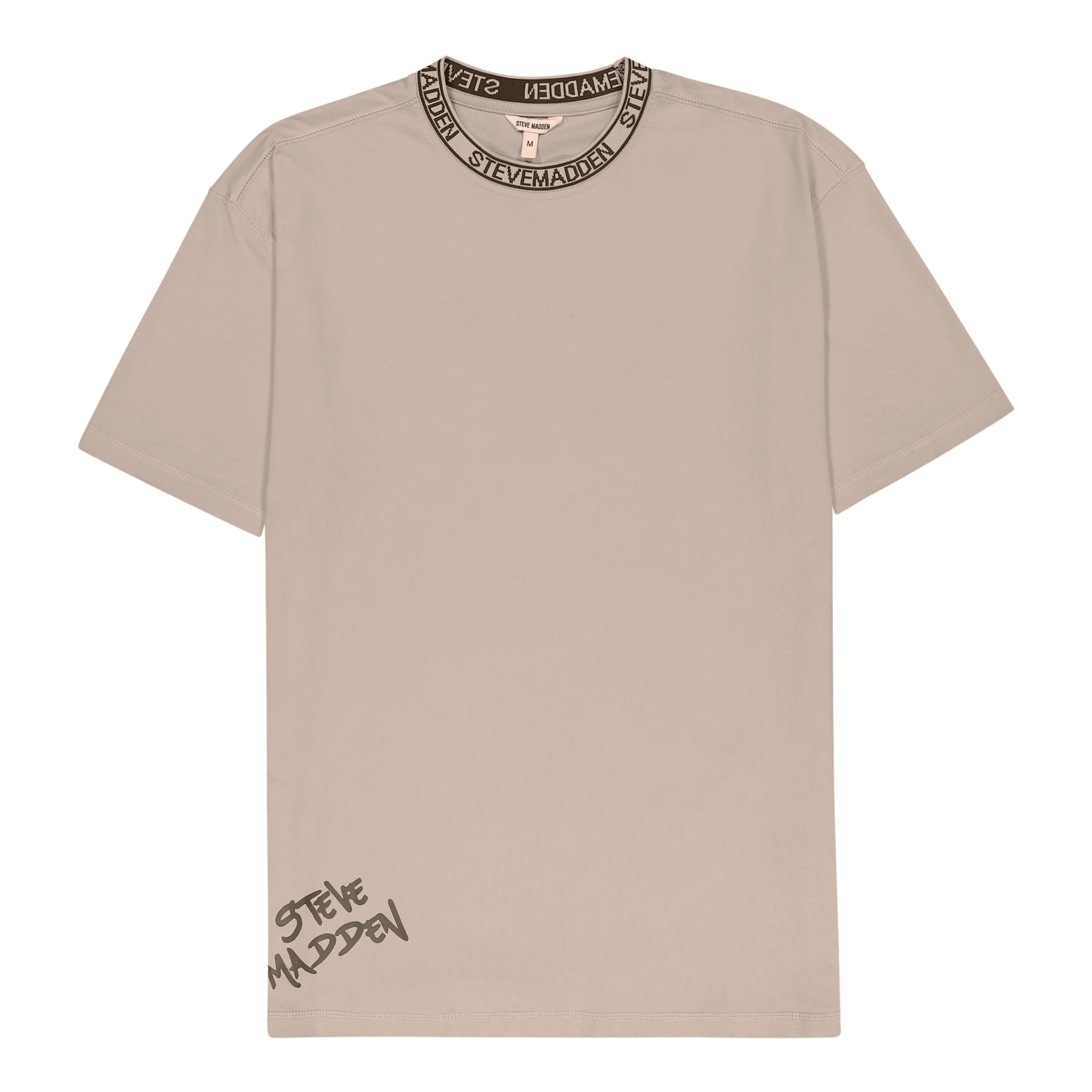 LANDON NEUTRAL LOGO TRIMMED T-SHIRT - view 6
