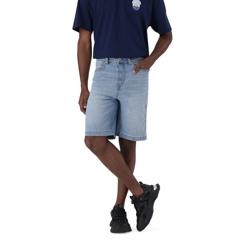 DEAN MID BLUE DENIM JORT