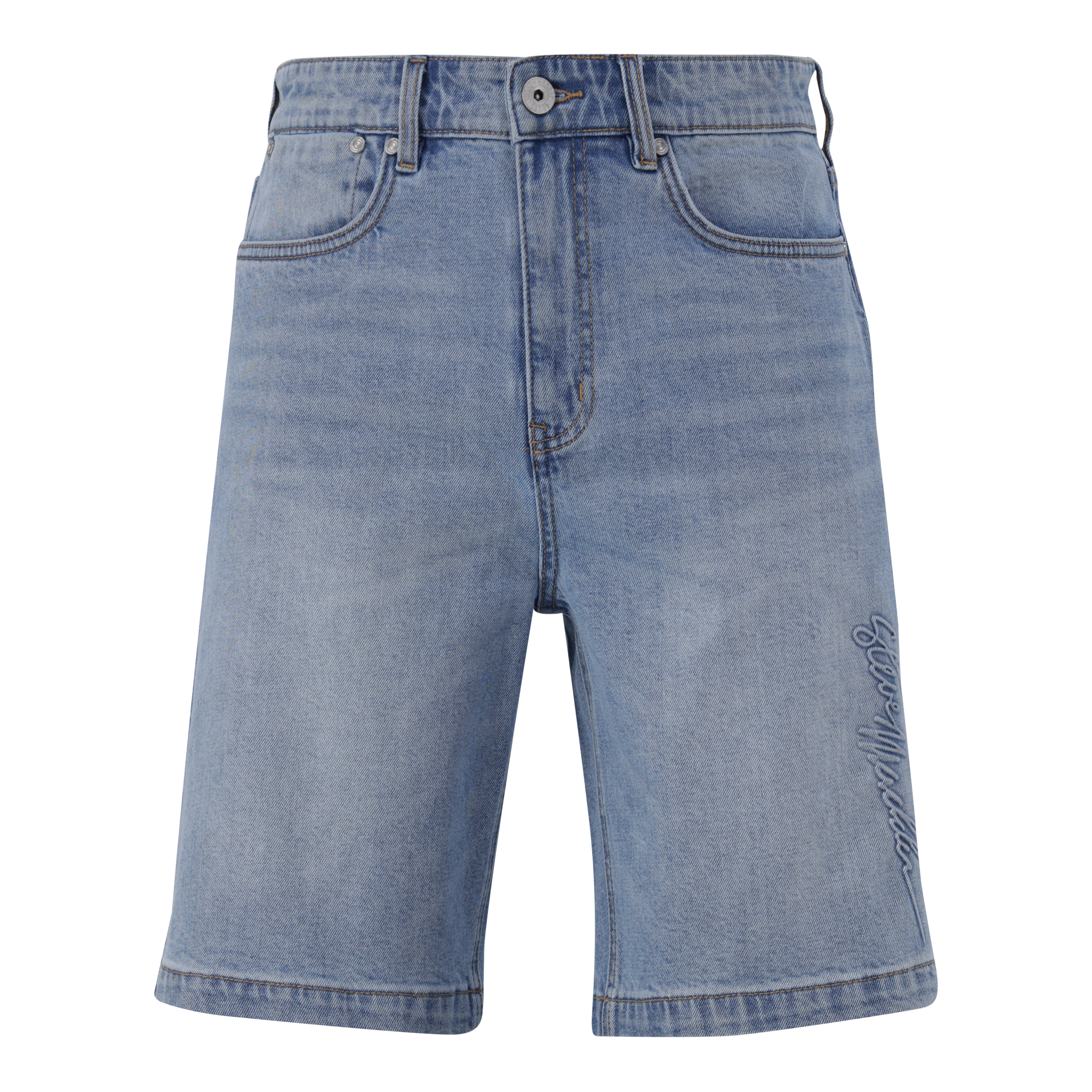 DEAN MID BLUE DENIM JORT