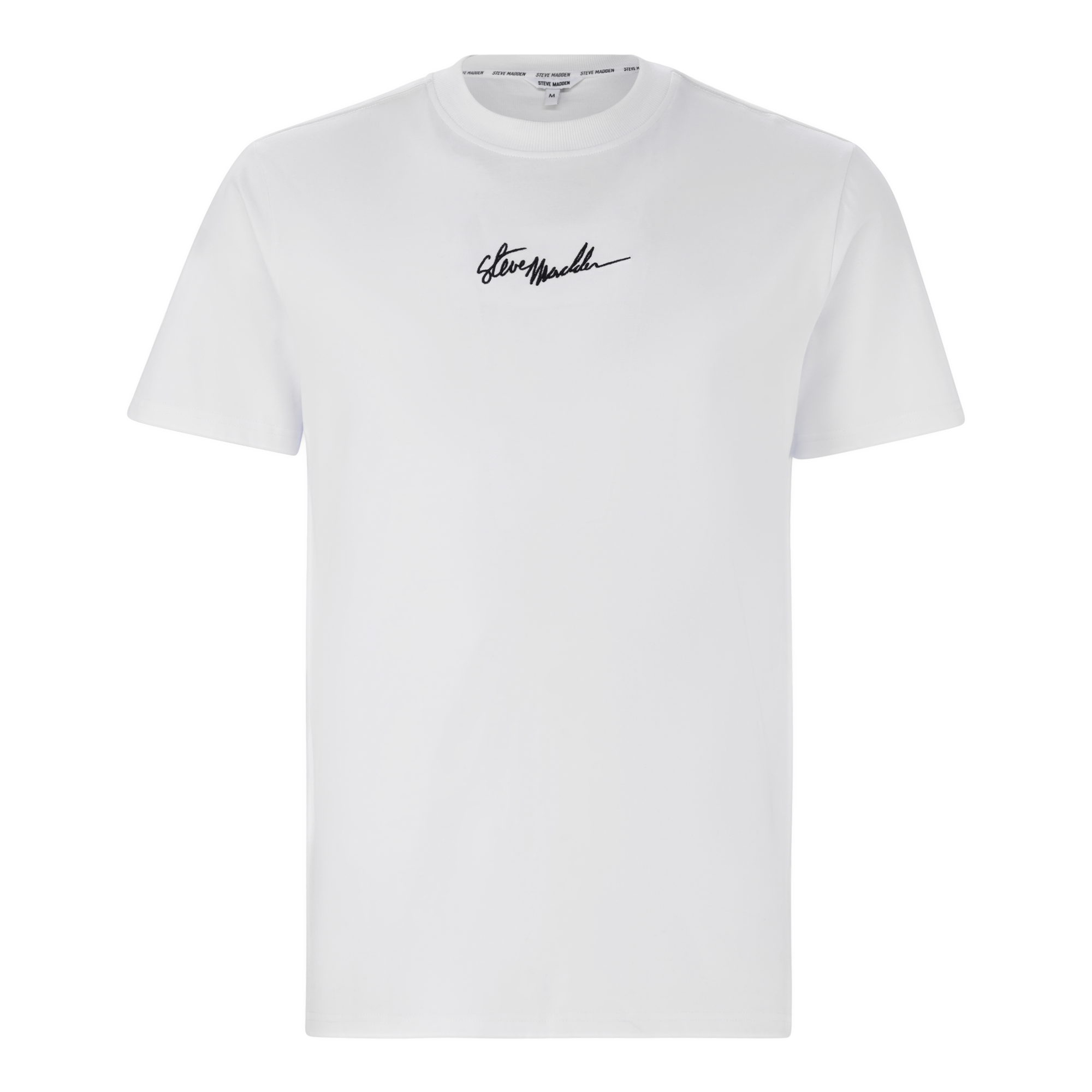 JAX OFF WHITE CREW NECK LOGO T-SHIRT