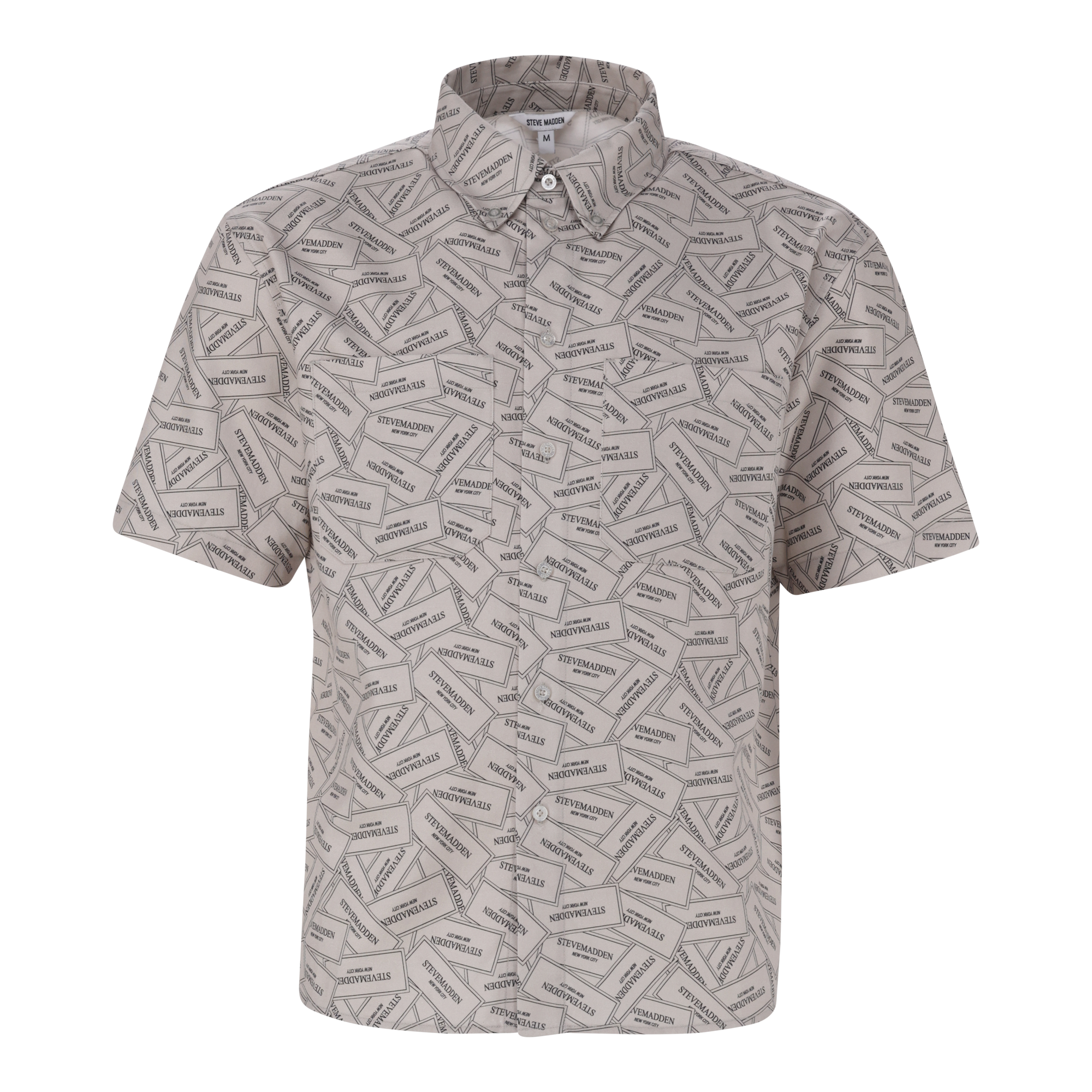 LIAN KHAKI PRINTED SHIRT
