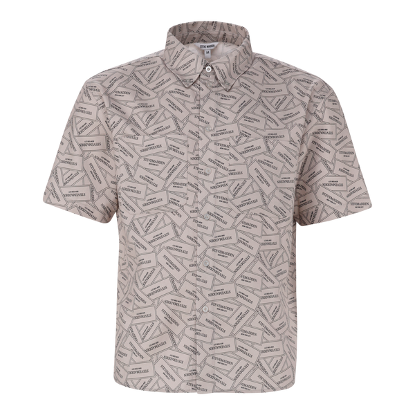LIAN KHAKI PRINTED SHIRT – Steve Madden South Africa