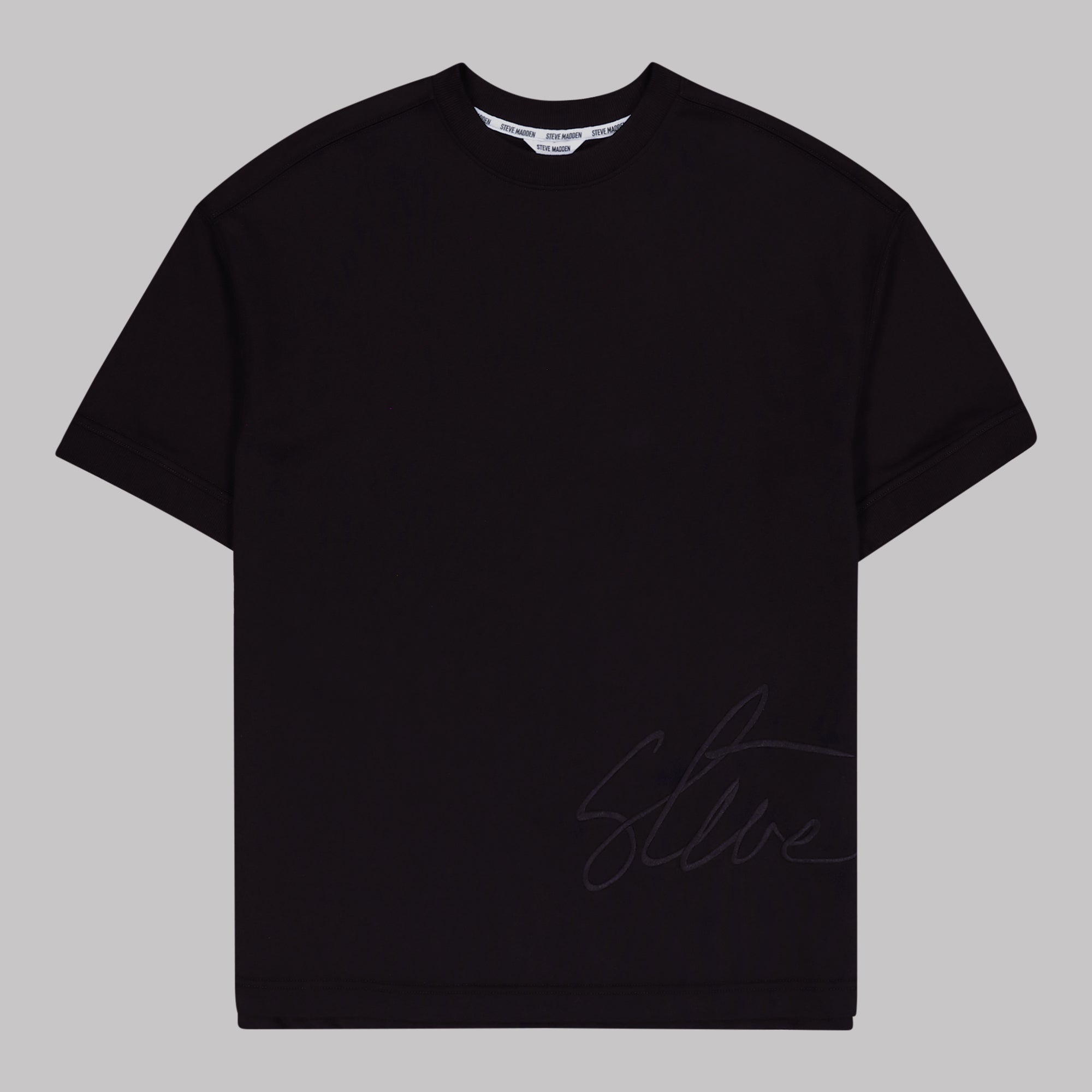 RUSH BLACK CREW NECK T-SHIRT - view 6