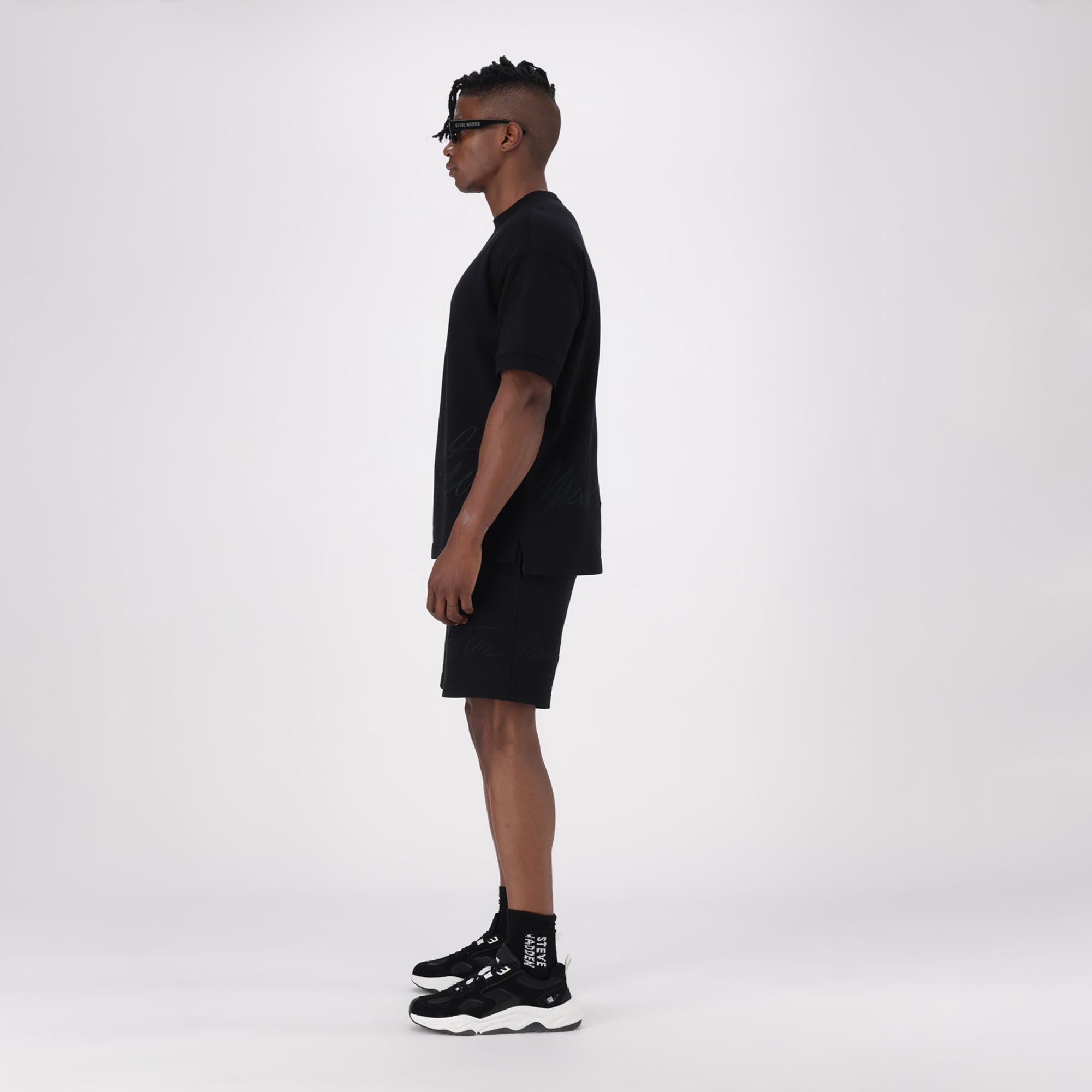 RUSH BLACK CREW NECK T-SHIRT - view 2