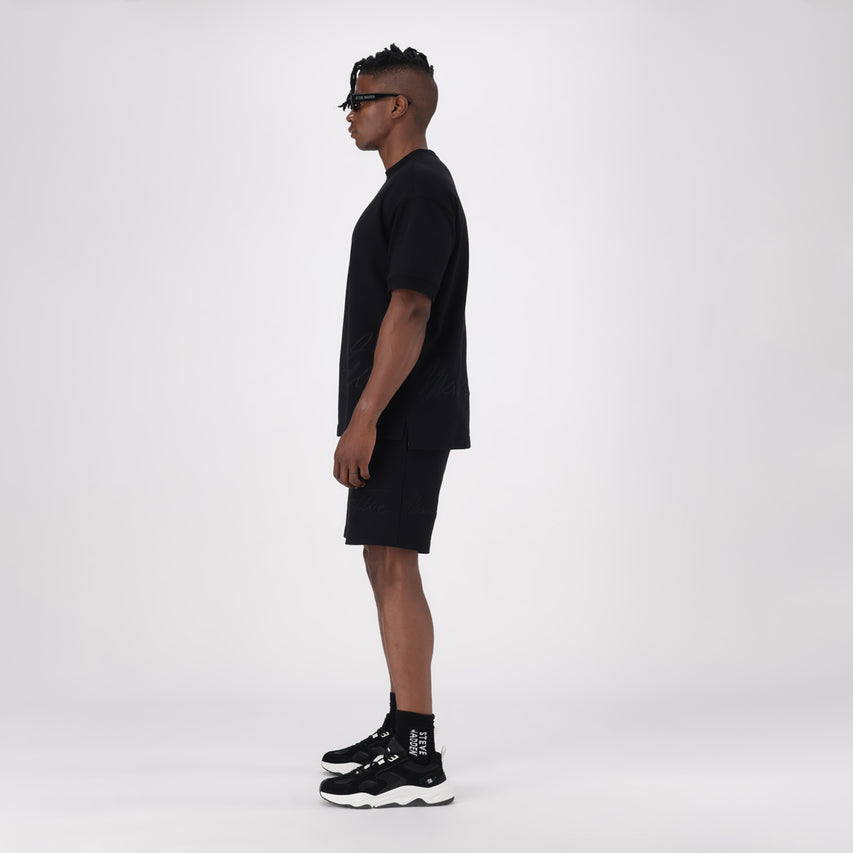 RUSH BLACK CREW NECK T-SHIRT - view 2