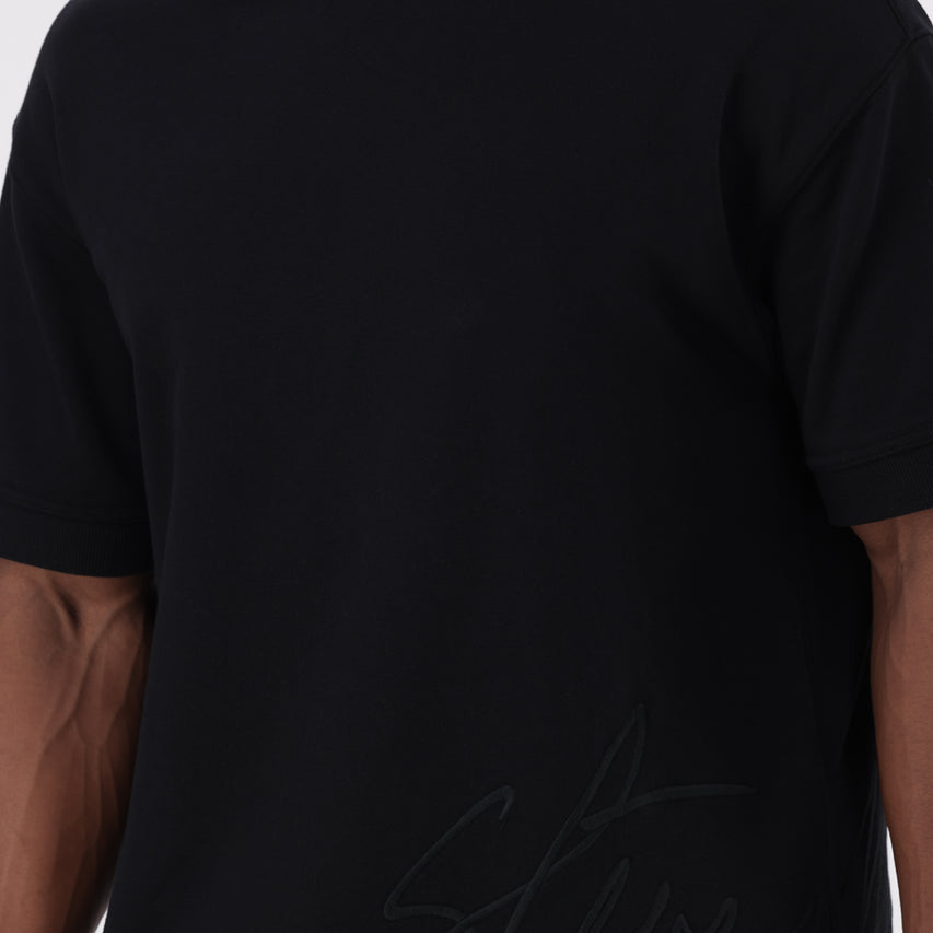 RUSH BLACK CREW NECK T-SHIRT - view 5