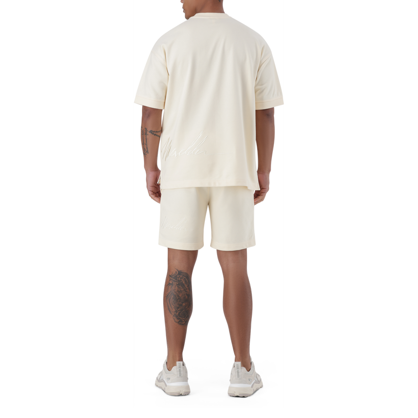 RUSH ECRU CREW NECK T-SHIRT