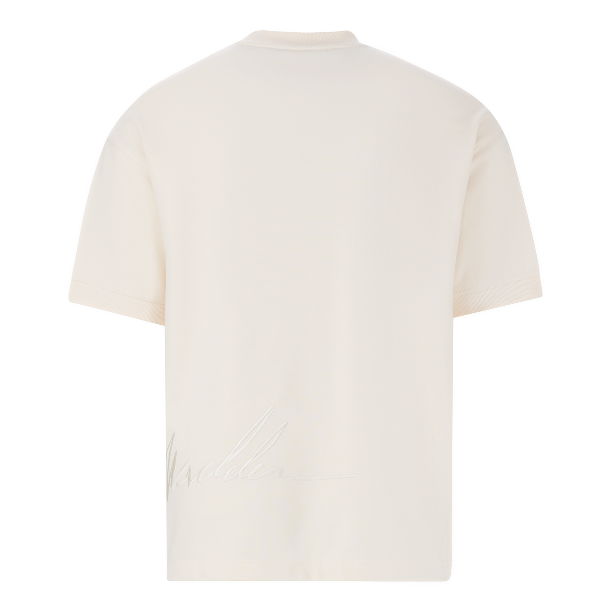 RUSH ECRU CREW NECK T-SHIRT
