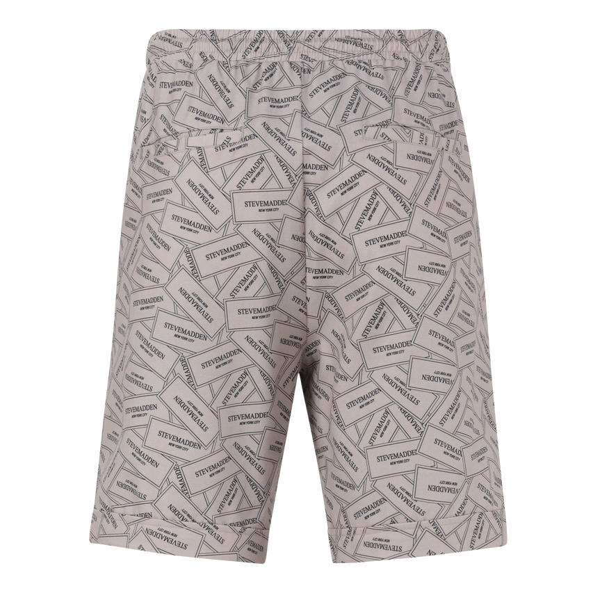 LEWIS KHAKI PRINTED SHORTS - view 8