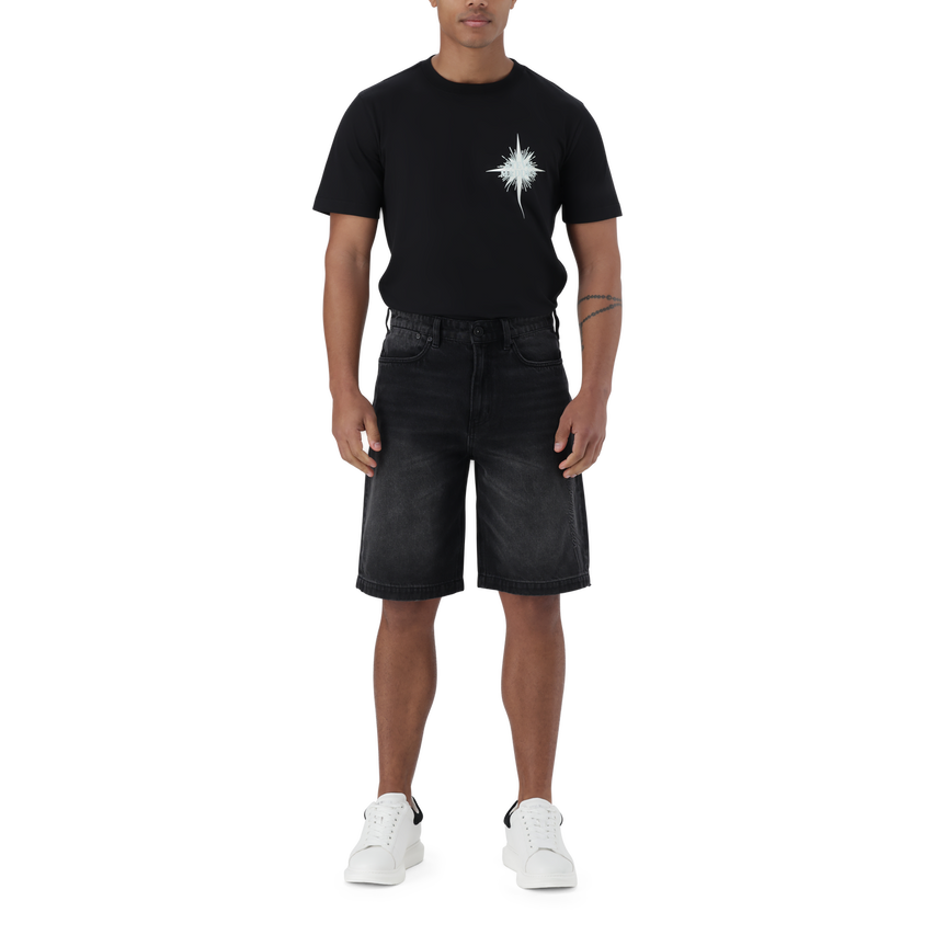 DEAN BLACK DENIM JORT