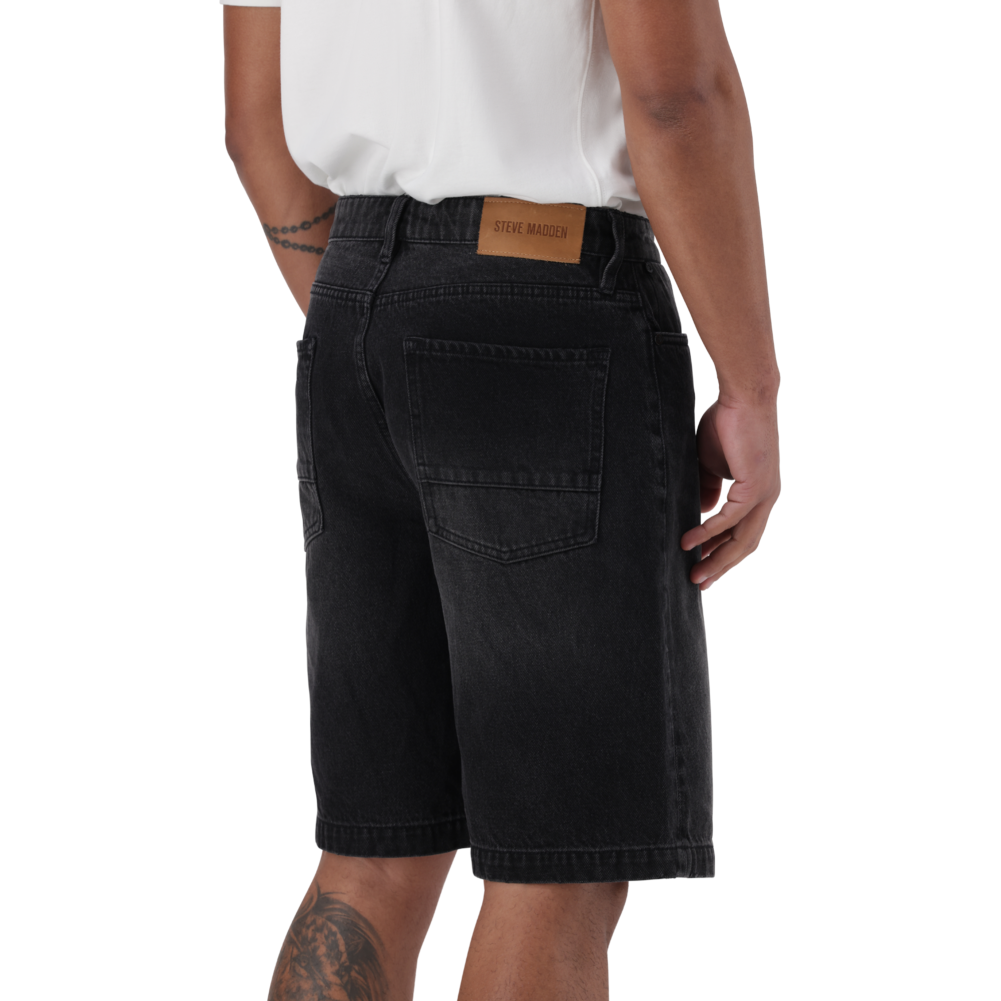 DEAN BLACK DENIM JORT