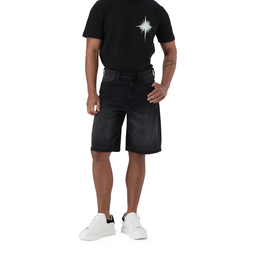 DEAN BLACK DENIM JORT