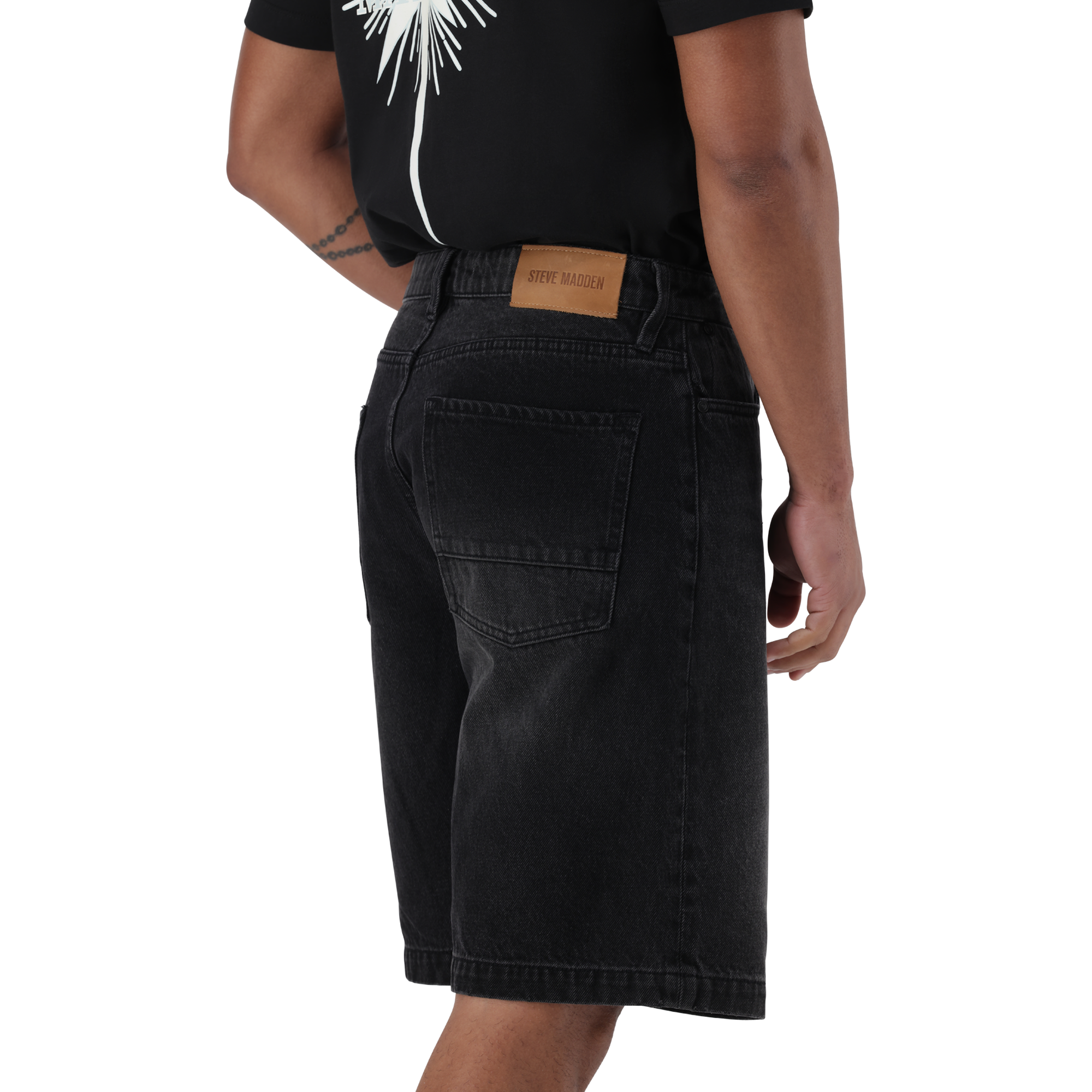 DEAN BLACK DENIM JORT