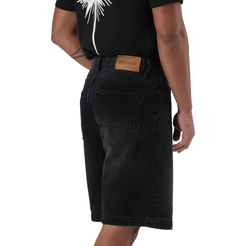 DEAN BLACK DENIM JORT