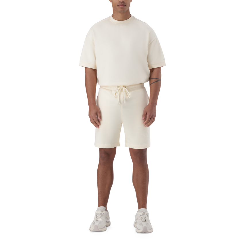 TOFE ECRU JOGGER SHORTS