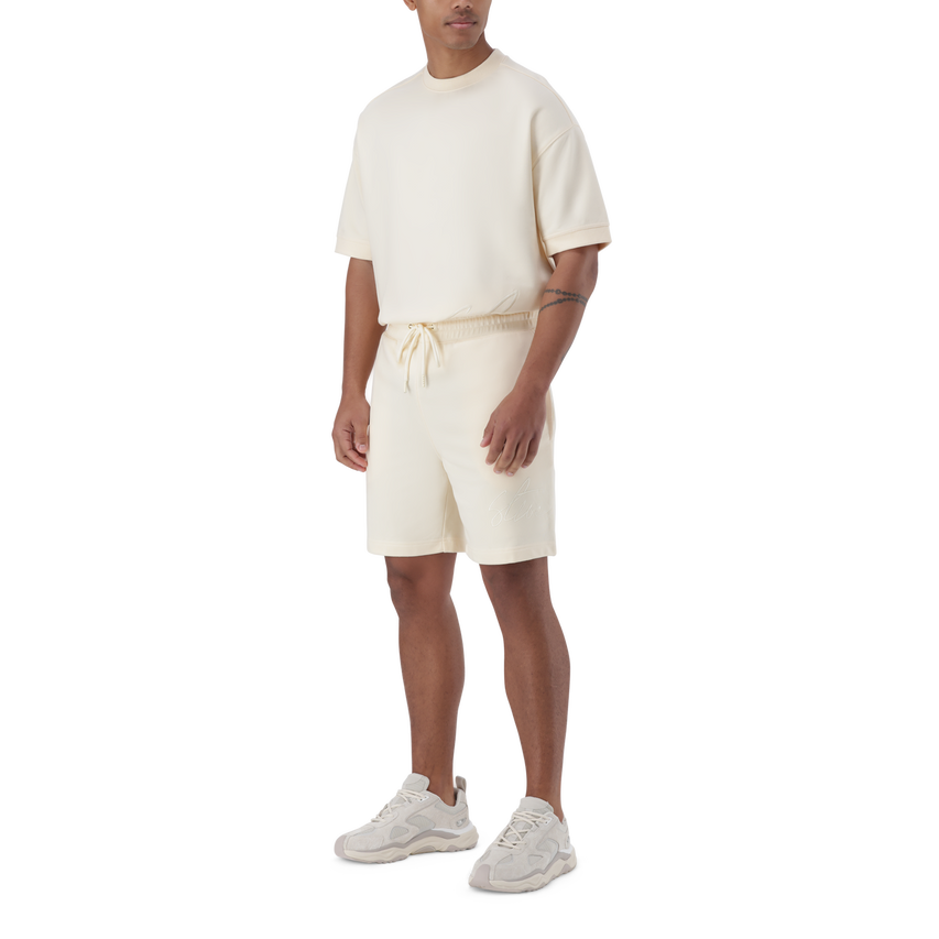 TOFE ECRU JOGGER SHORTS