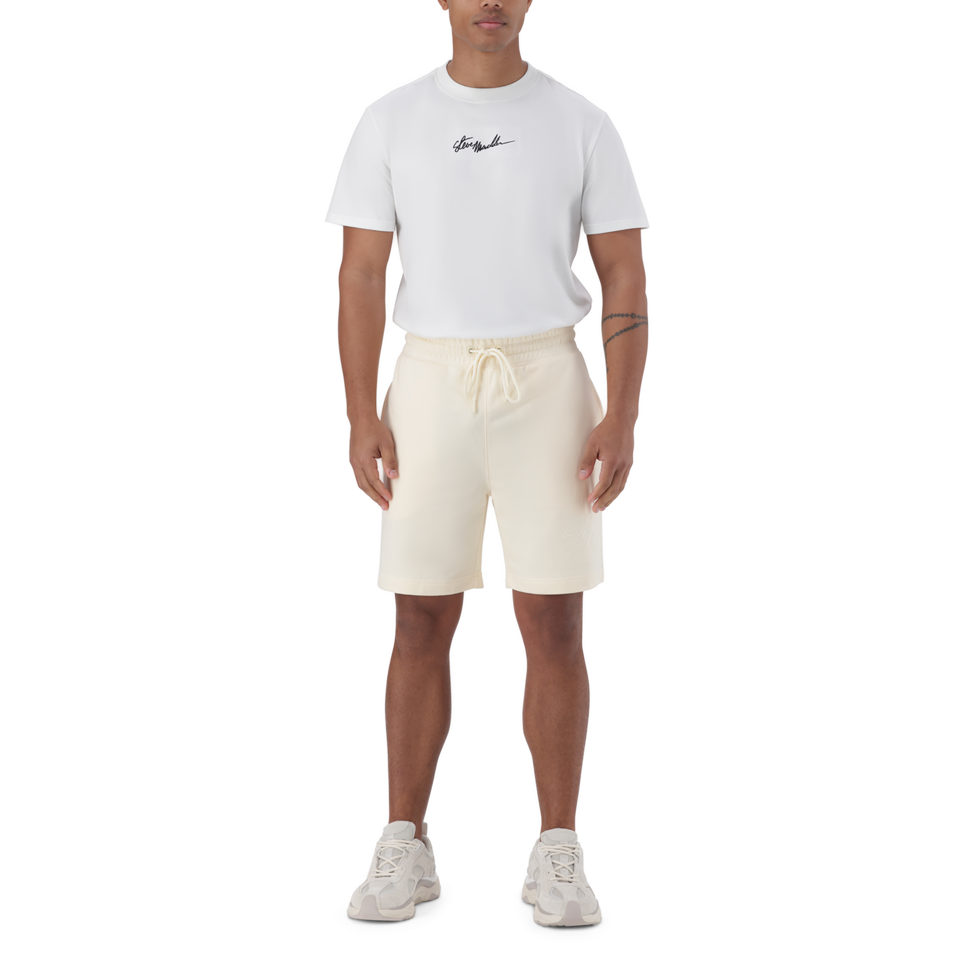 TOFE ECRU JOGGER SHORTS