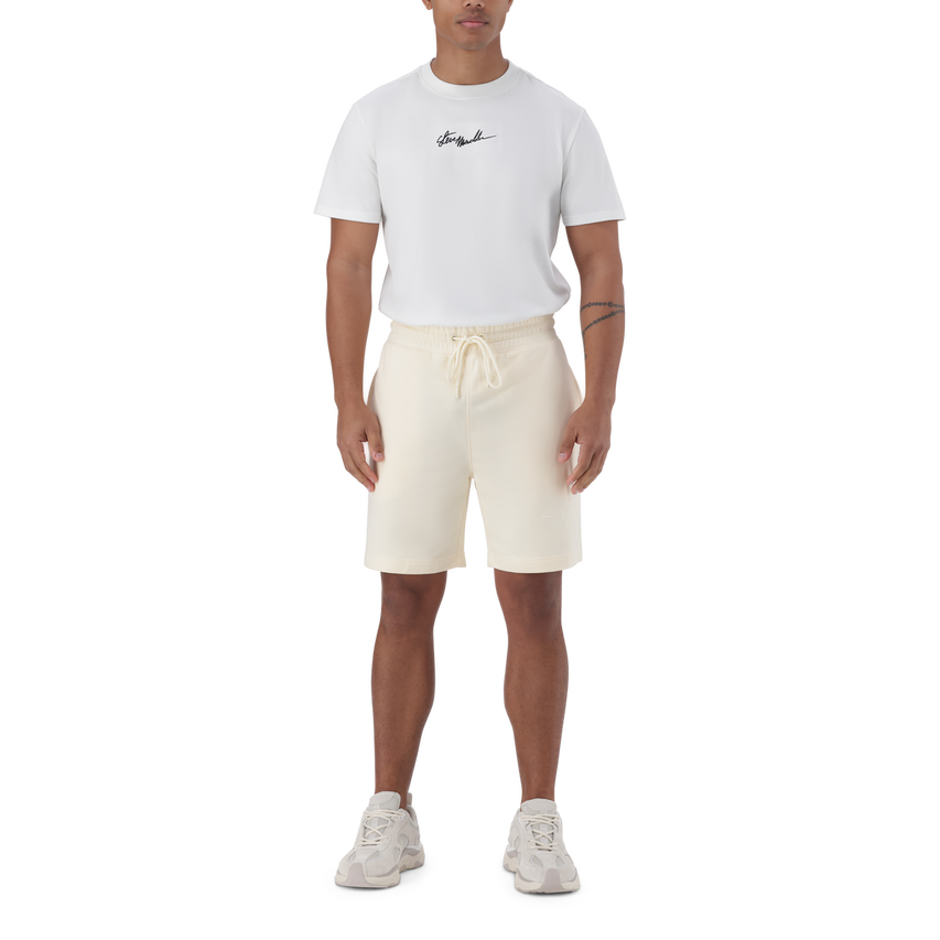 TOFE ECRU JOGGER SHORTS