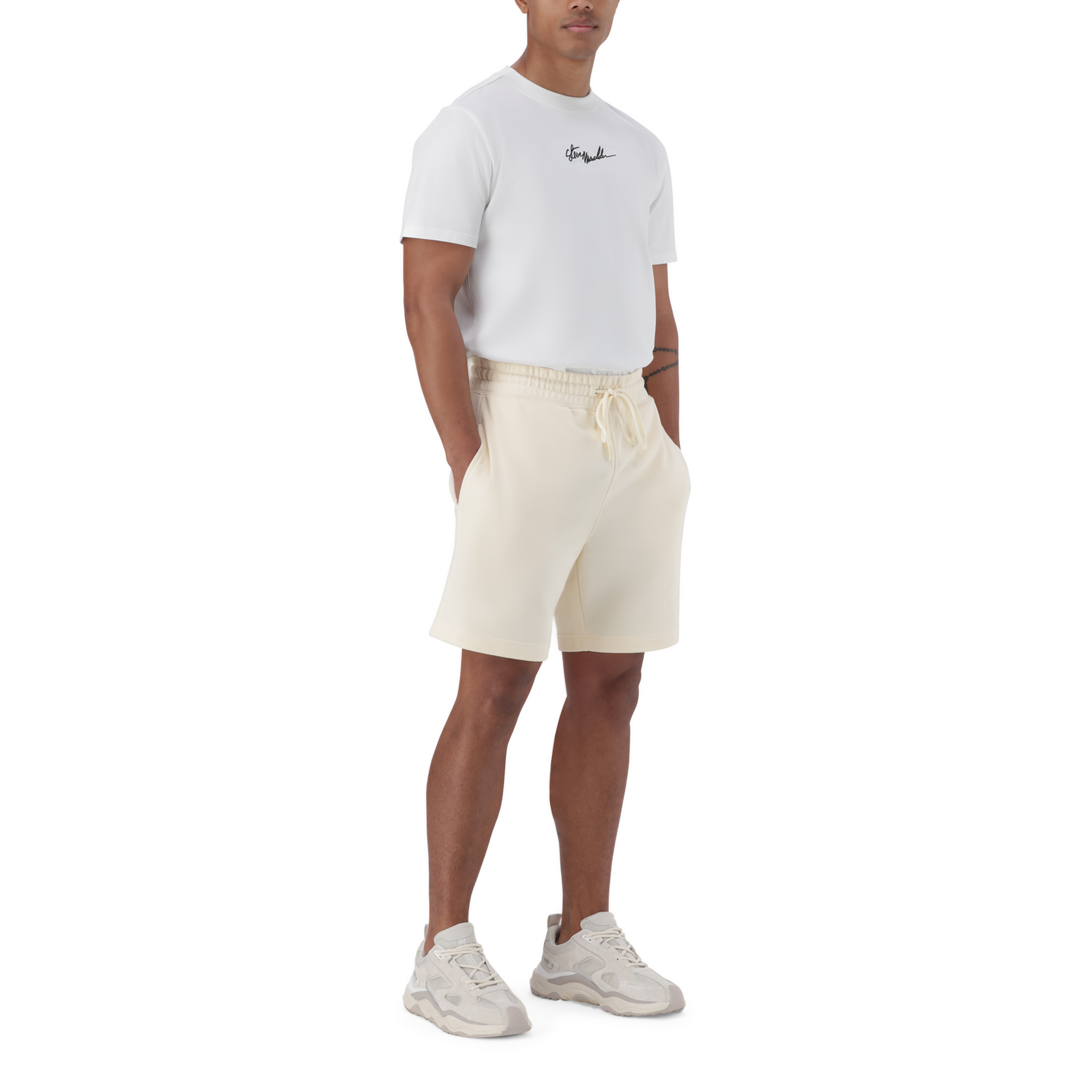TOFE ECRU JOGGER SHORTS