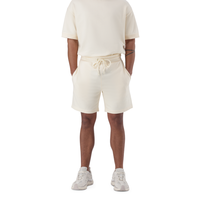 TOFE ECRU JOGGER SHORTS